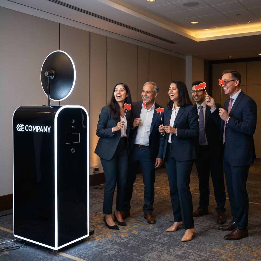 Creative Ways to Use a Photo Booth at Your Corporate Event